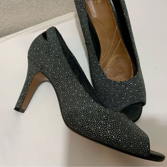 Clarks shoes Women's Heavenly Maze Black Nubuk Sz. 10M - Picture 10 of 12